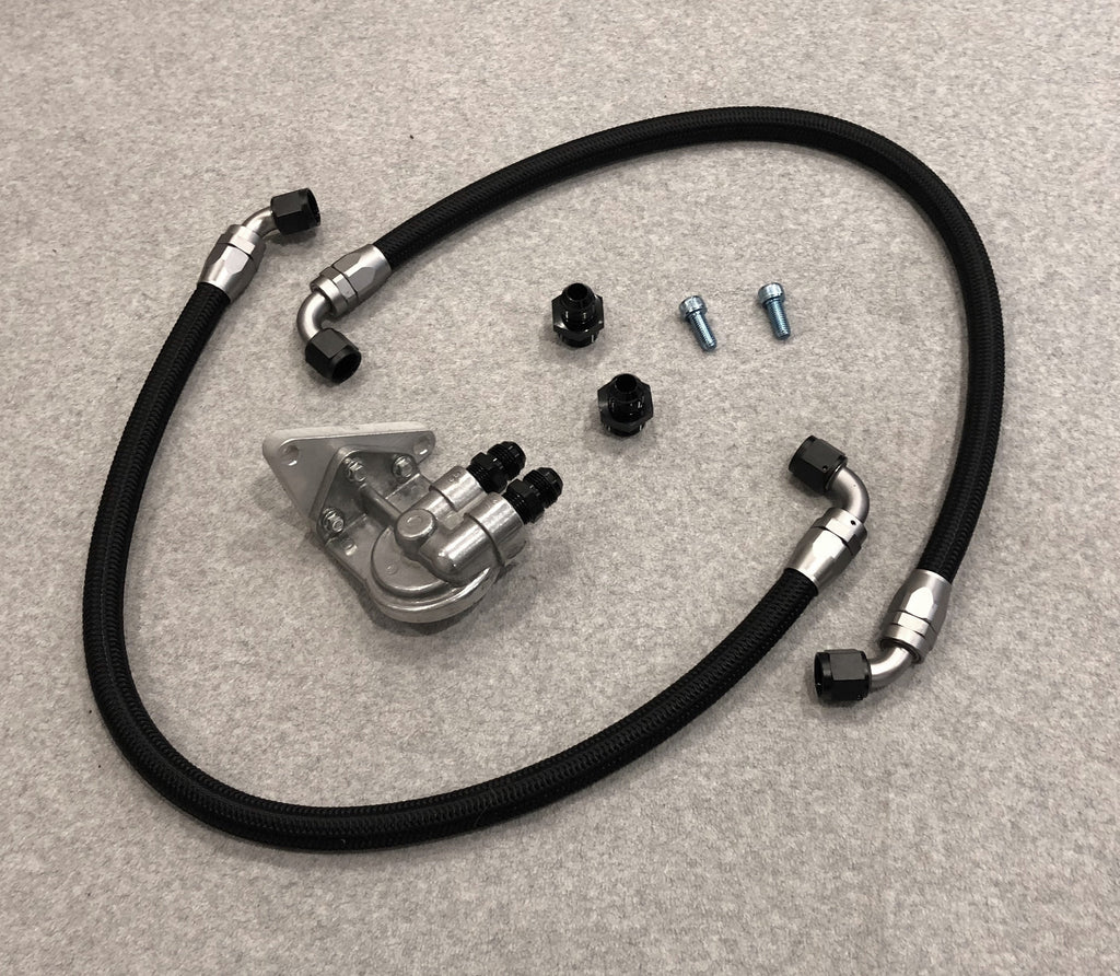 350Z / G35 LS Swap Oil Filter Relocation Kit