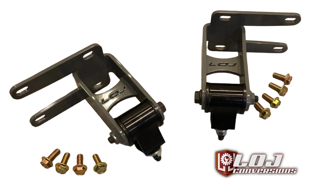 370Z and G37 (Z34, V36, CV36 Chassis) LS Swap Engine Mounts