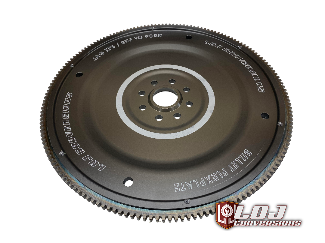 Ford Modular / Coyote / Godzilla to Jaguar / Range Rover 8HP70 / 8HP45 / ZF8 Transmission Adapter Package