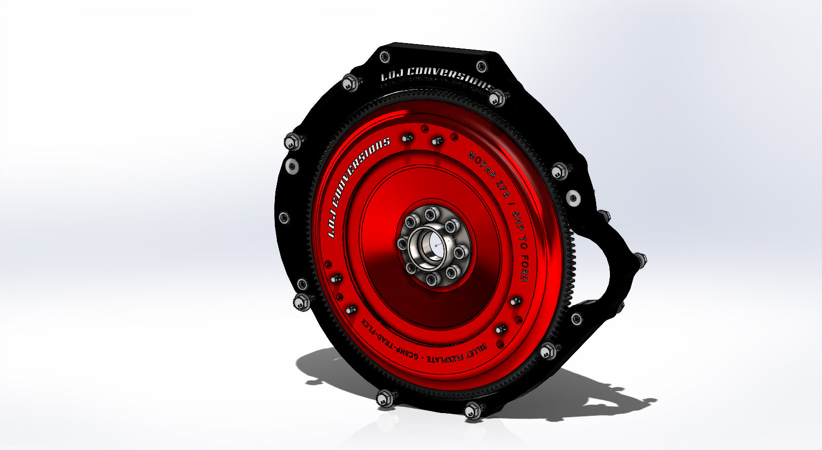 Ford Modular / Coyote / Godzilla to Hemi 8HP / ZF8 Transmission Adapter Package - SFI Approved