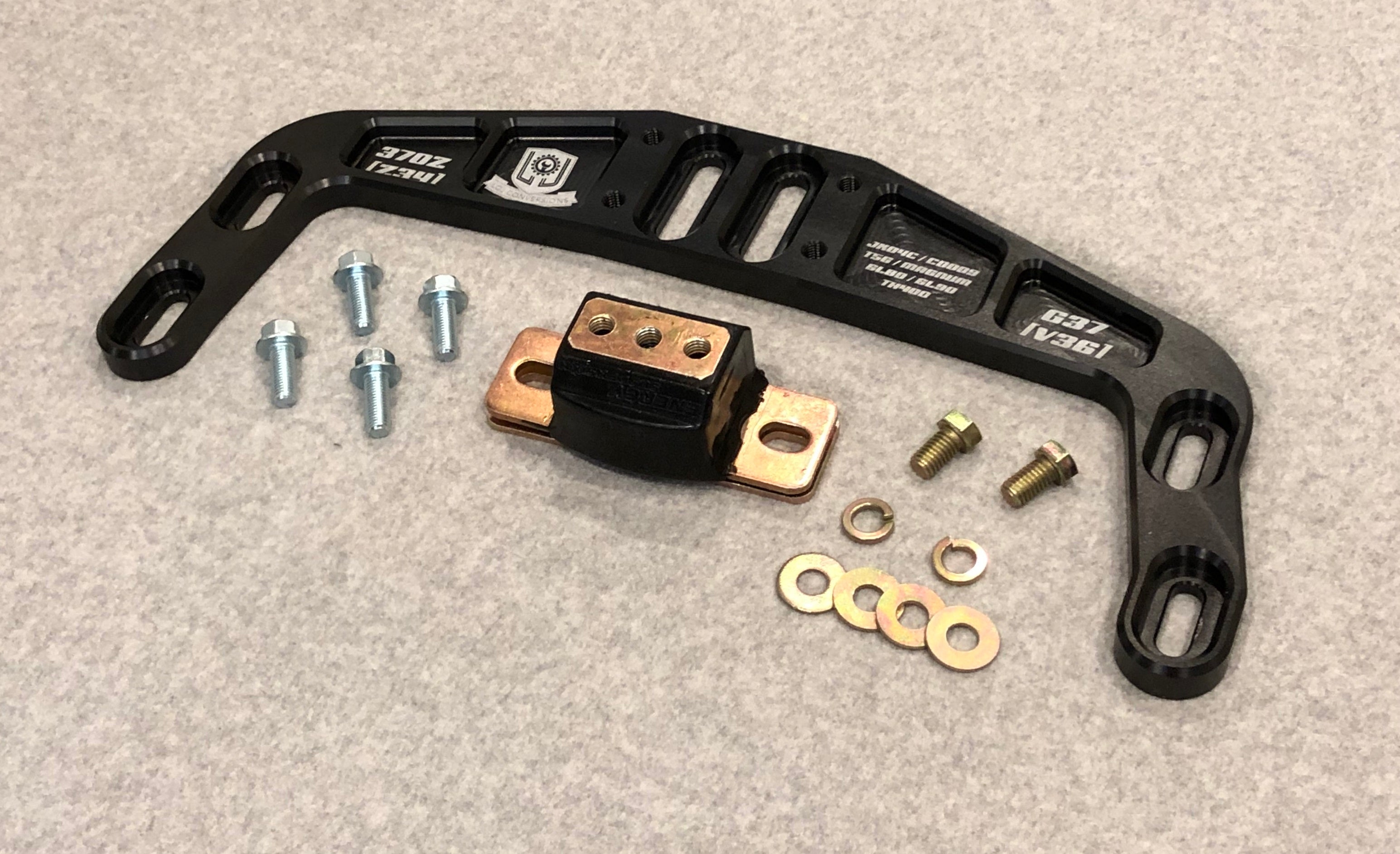 370Z LSx / LTx Swap Transmission Mount for Z34 Manual, T56, 6L80E, & 6L90E Transmissions