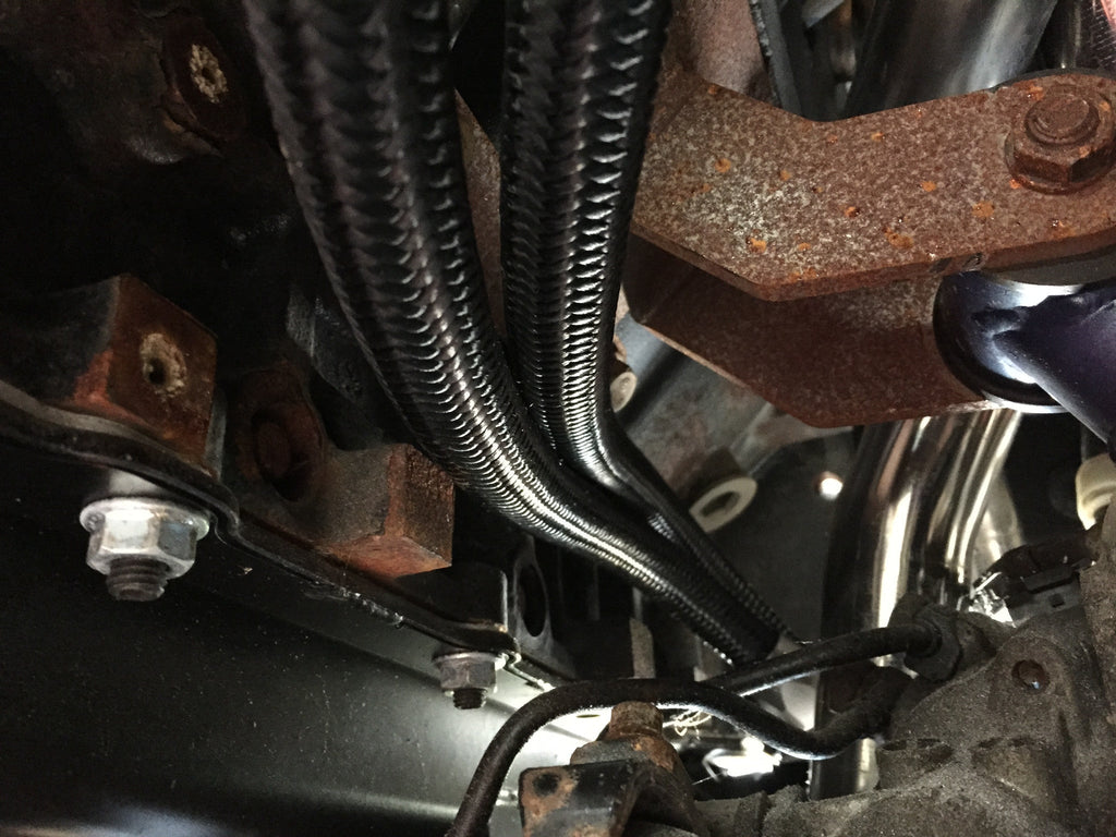 300ZX LS Swap Oil Filter Relocation Kit