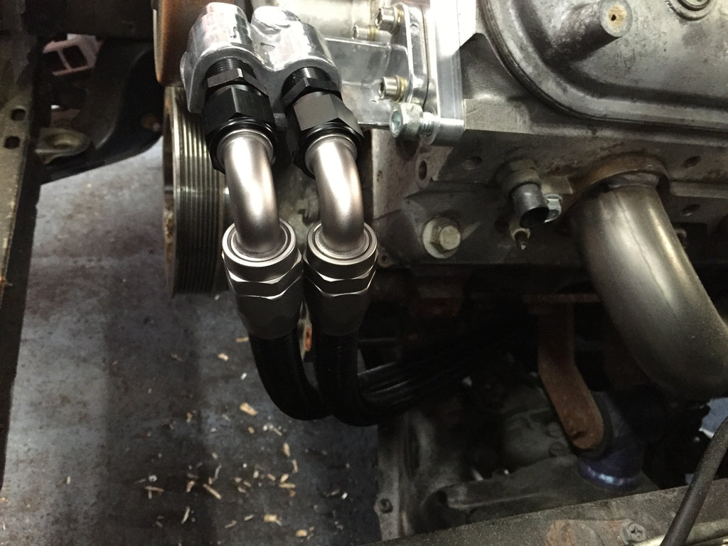 300ZX LS Swap Oil Filter Relocation Kit