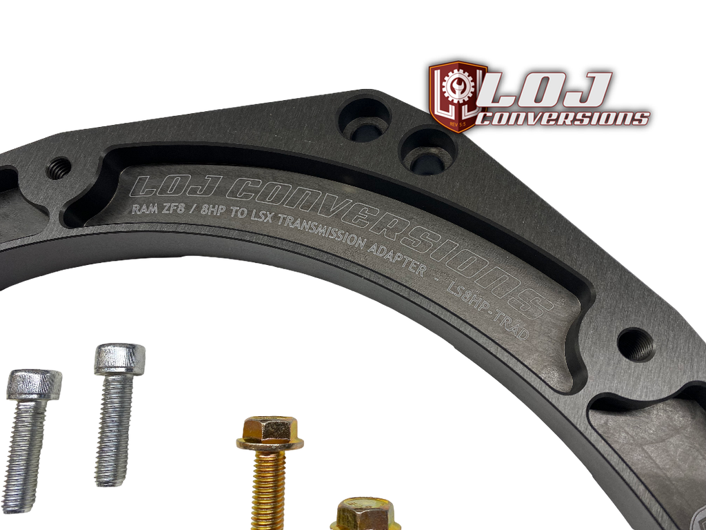 LS / LT to Hemi 8HP / ZF8 Transmission Adapter Package - SFI Approved