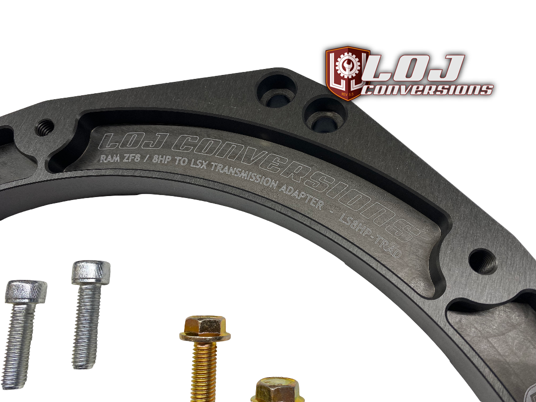 LS / LT to Hemi 8HP / ZF8 Transmission Adapter Package - SFI Approved