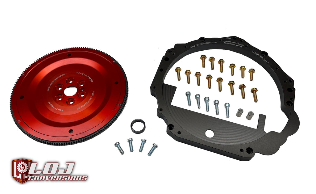 LS / LT to Jaguar / Range Rover 8HP70 / 8HP45 / ZF8 Transmission Adapter Package