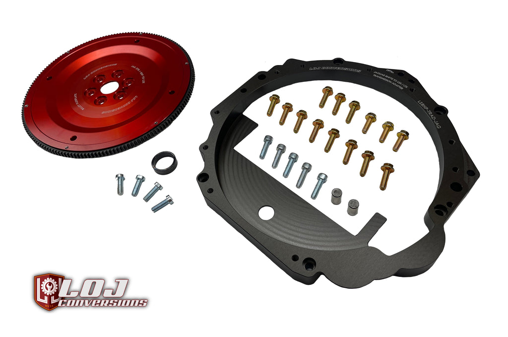 LS / LT to Jaguar / Range Rover 8HP70 / 8HP45 / ZF8 Transmission Adapter Package