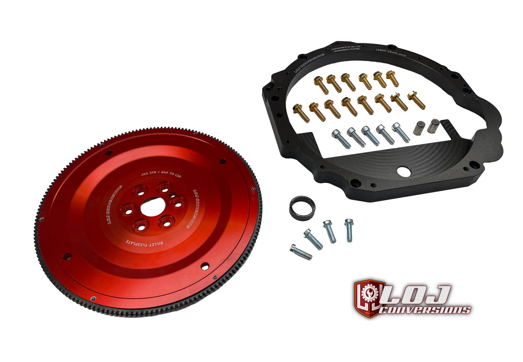 LS / LT to Jaguar / Range Rover 8HP70 / 8HP45 / ZF8 Transmission Adapter Package