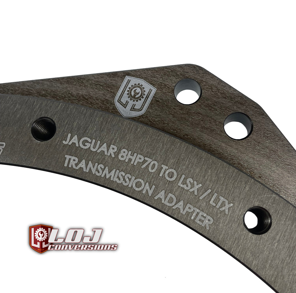 LS / LT to Jaguar / Range Rover 8HP70 / 8HP45 / ZF8 Transmission Adapter Package