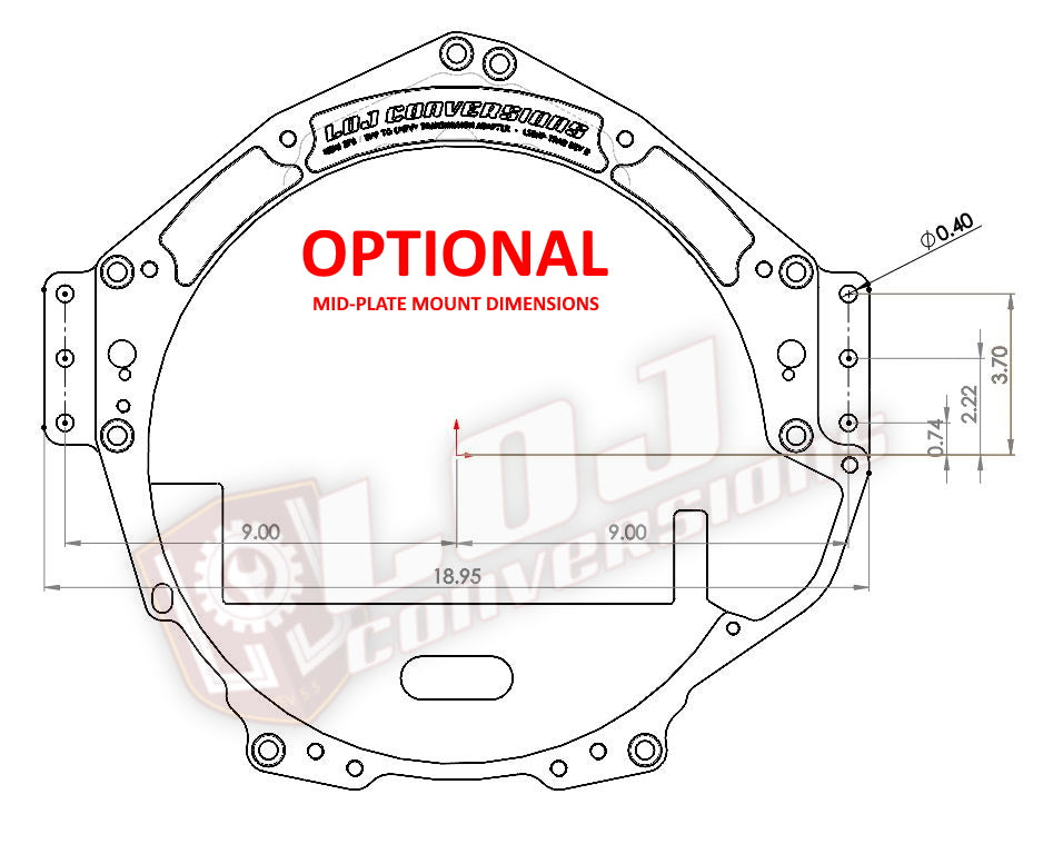 LS / LT to Hemi 8HP / ZF8 Transmission Adapter Package - SFI Approved