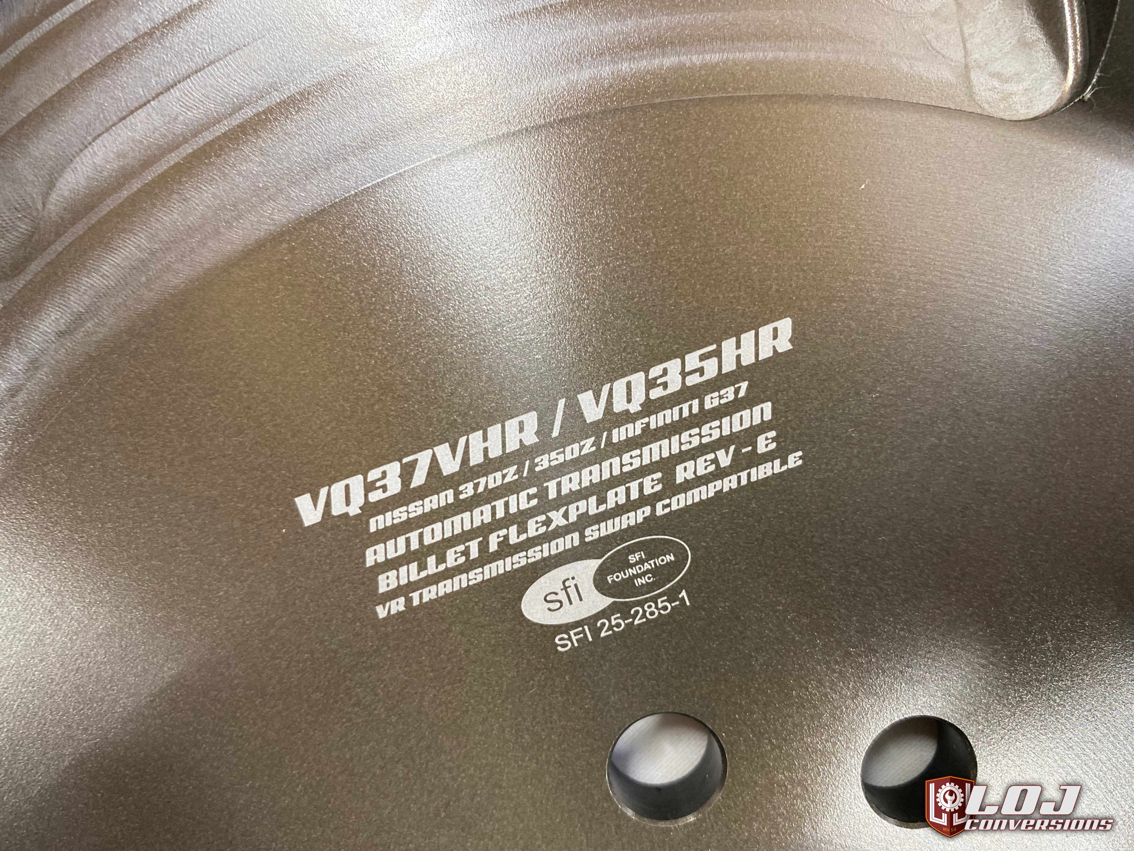 VQ37VHR and VQ35HR Billet Aluminum Flexplate - SFI Certified