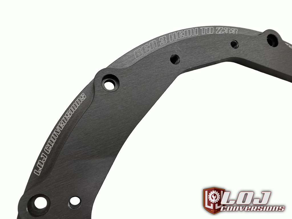 Gen 3 Hemi Engine to 350Z CD00X Manual Transmission Adapter