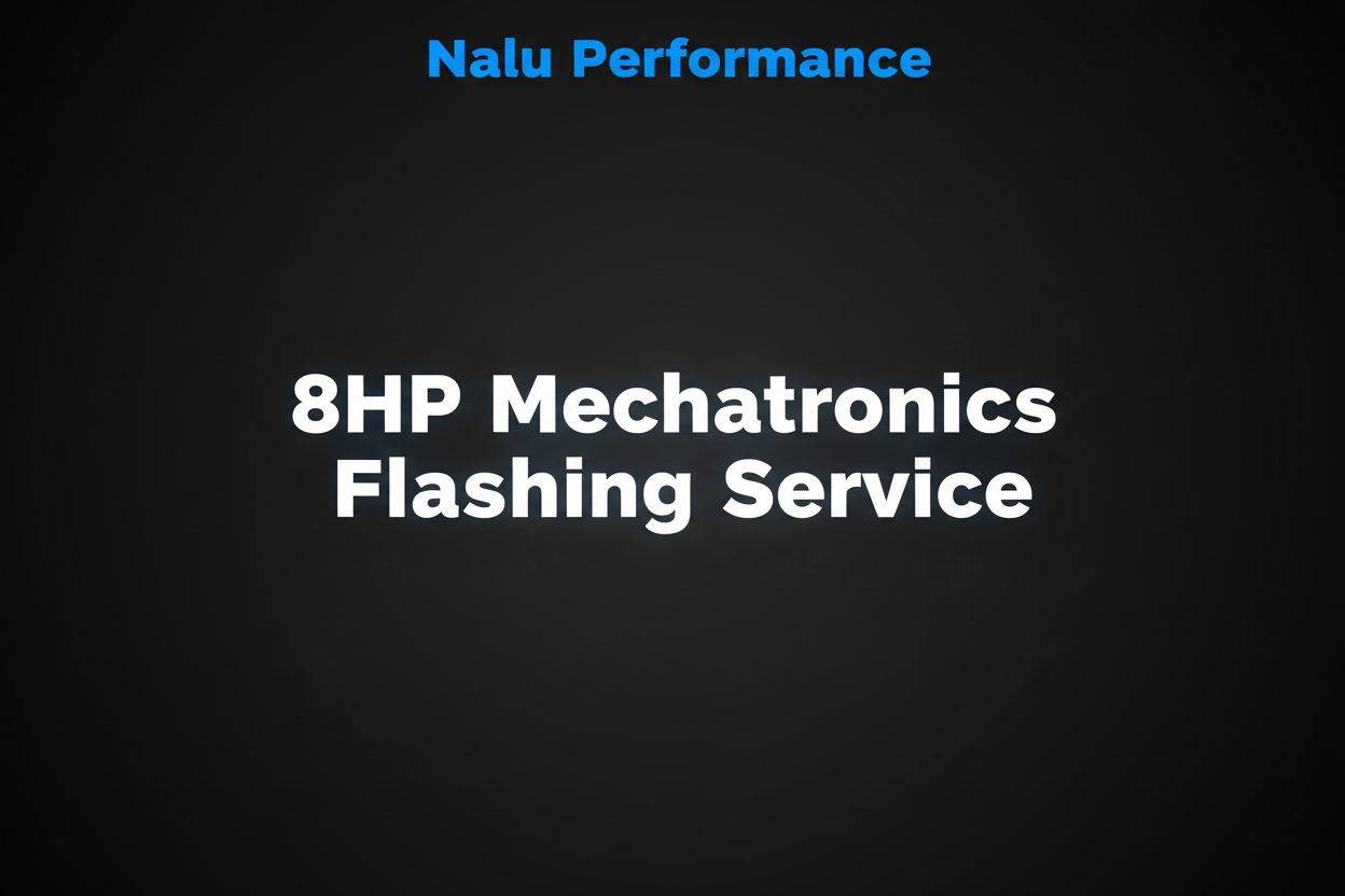 8HP Mechatronics MaxxECU Firmware Flashing Service